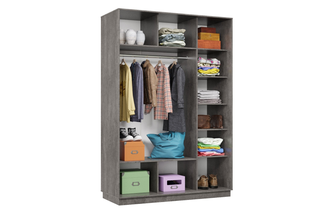 Шкафы-купе 2-х дверные, Шкаф-купе Премьер 10 (01ЗБ;01ЗБ) фасады зеркало бронза/двухдверный/Профиль чёрный муар