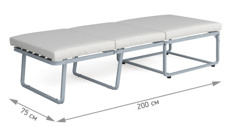 Пуф-кровать Клио коричневый