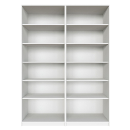 Распашной шкаф Локер 800+800 (Гармошка с системой Push to Move/Правый) с полками