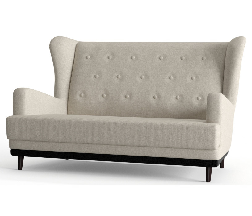 Дизайнерские диваны для гостиной, Диван прямой Барон Люкс, Рогожка