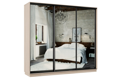 Шкаф-купе Премьер 57 ясень шимо светлый