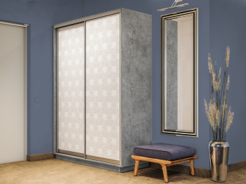 Шкаф-купе Экспресс 2-х дверный Фотопечать Калейдоскоп Стекла 140х60х240