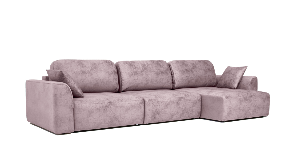 Диваны угловые в гостиную, Диван угловой Trump, велюр