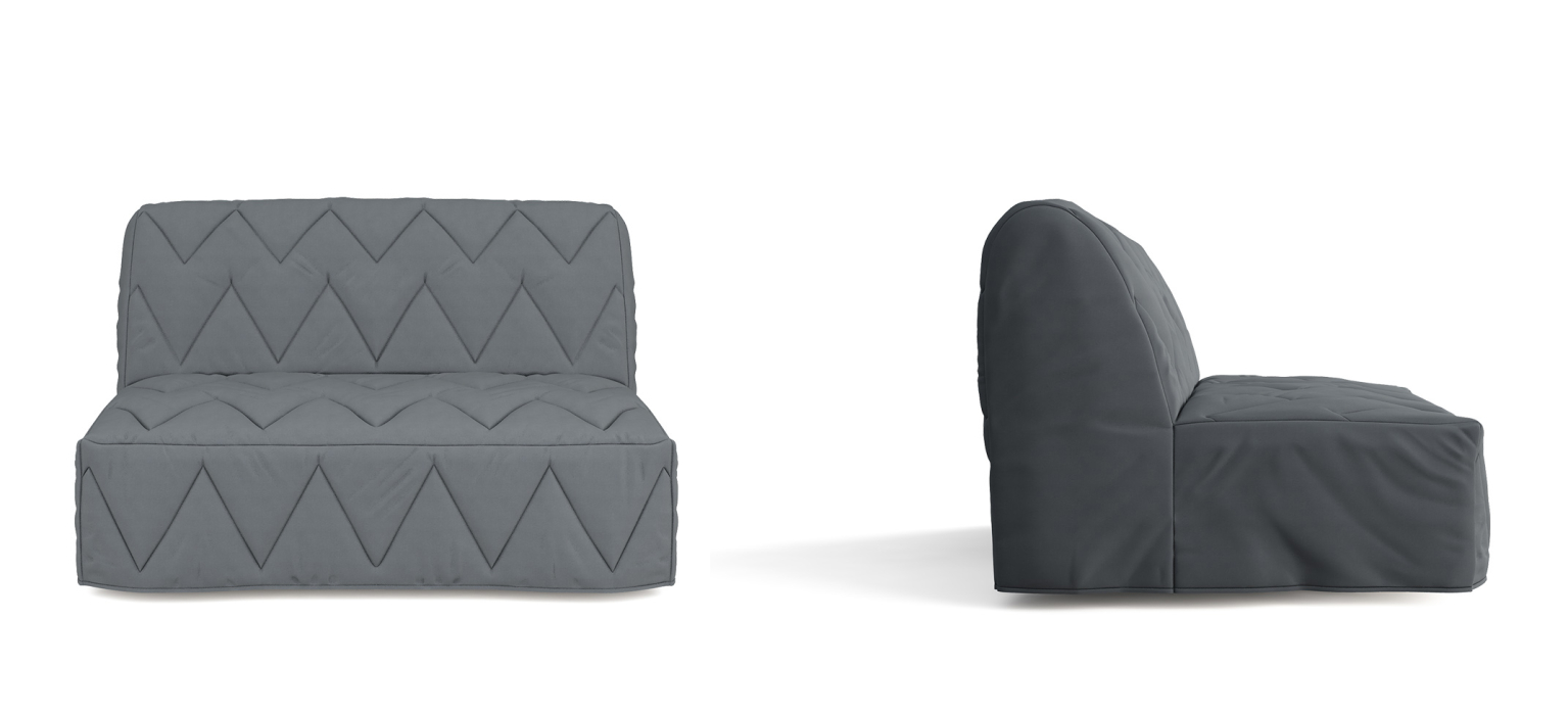 Маленькие диваны, Диван-кровать Вилли серый