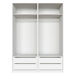 Шкаф распашной Е1 Локер 162х52.5х220 см, с модулем