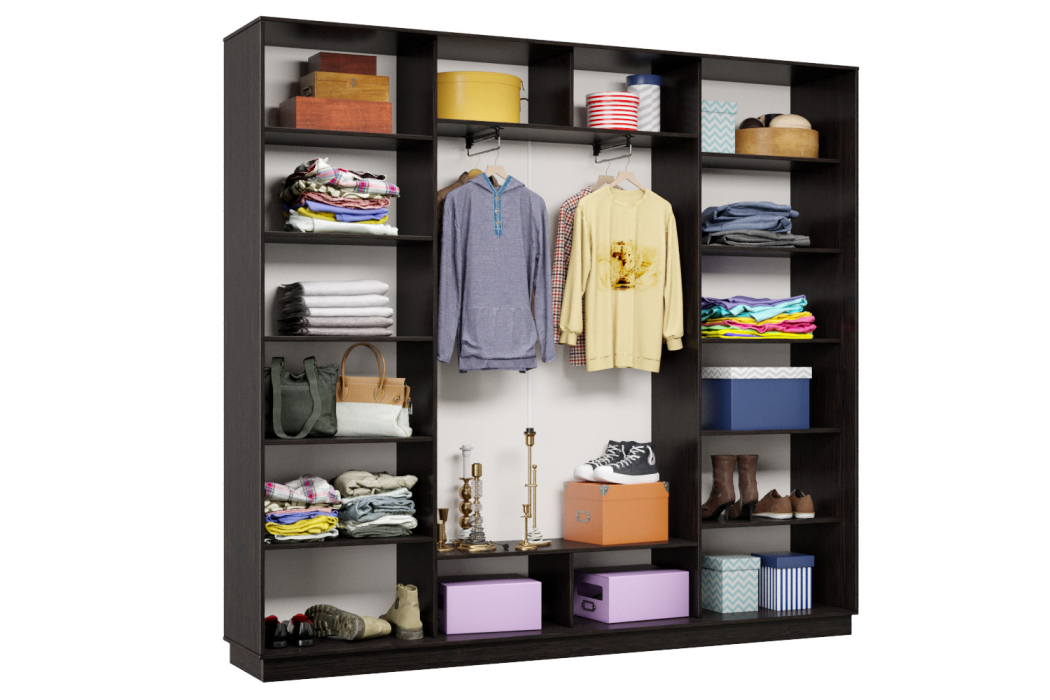 Шкафы-купе 3-х дверные, Шкаф-купе Премьер Лайт 61 (01;01;01) трехдверный