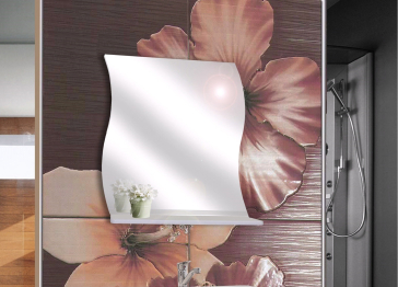 Шкаф зеркальный Белла 65 ПВХ (Люкс 65)