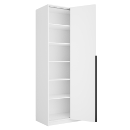 Шкаф складной Е1 Локер ("Гармошка") 101х52,5х220 см, с полками