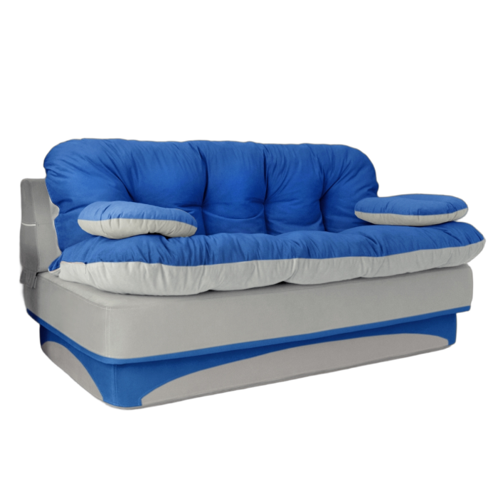 Дизайнерские диваны для гостиной, Бескаркасный диван-кровать Клиффорд 1950*930 мм велюр