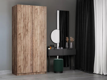 Шкаф распашной Локер 2-х дверный с полками