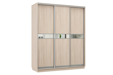 Шкаф-купе Премьер 16 (14;14;14) трёхдверный