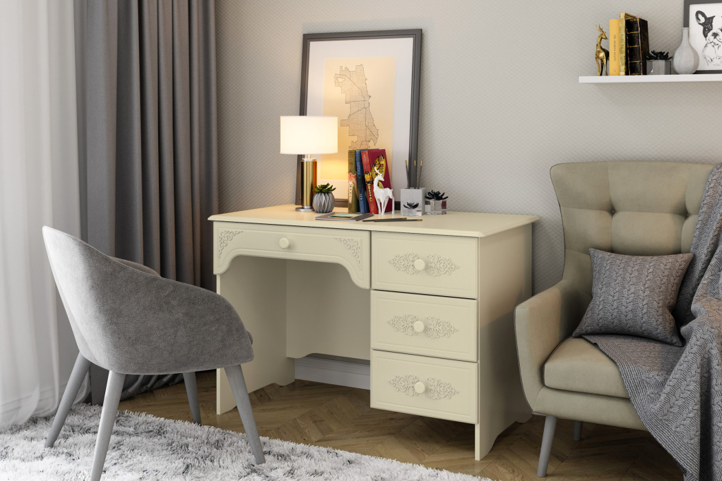 Прямые, Стол письменный правый Ассоль АС-6