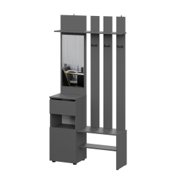 Вешалка с зеркалом Денвер