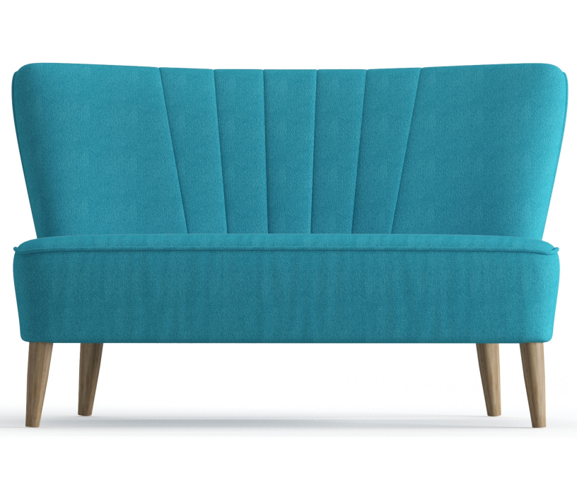 Дизайнерские диваны для гостиной, Диван прямой Зола, Велюр