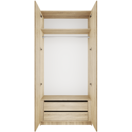 Шкаф распашной Локер 2-х дверный с 1 модулем