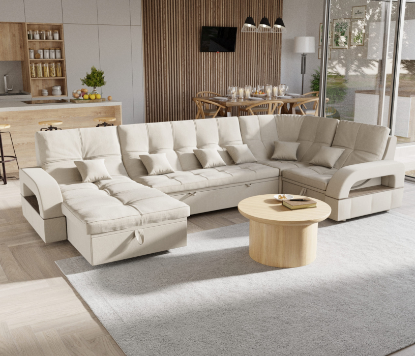 Диваны угловые в гостиную, Модульный диван Майами-4,венеция,велюр