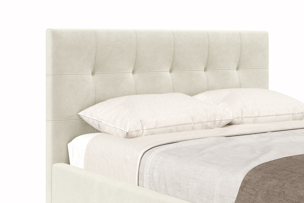 Мягкая кровать, Кровать Турин 1400, велюр