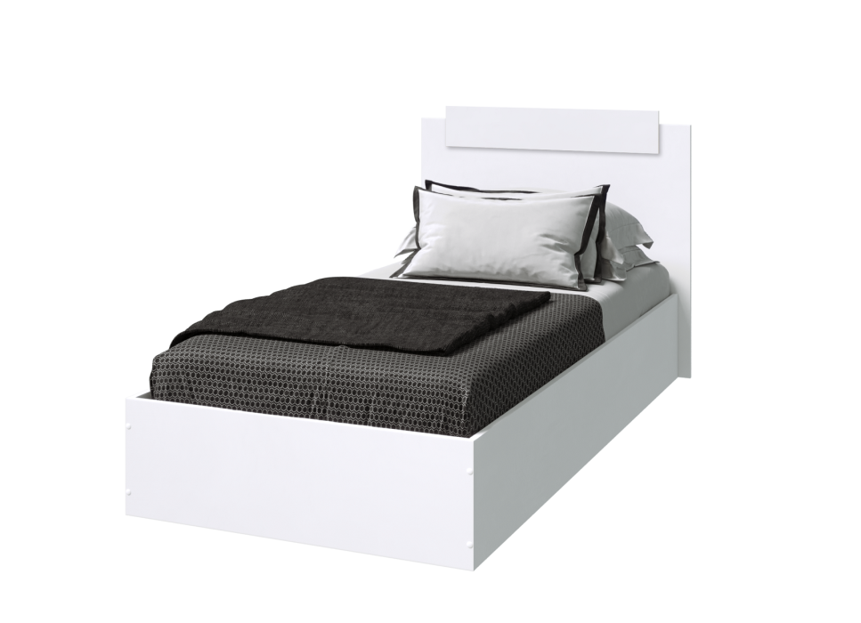 Кровати 90 см, Кровать Эко 0,9 м ЛДСП