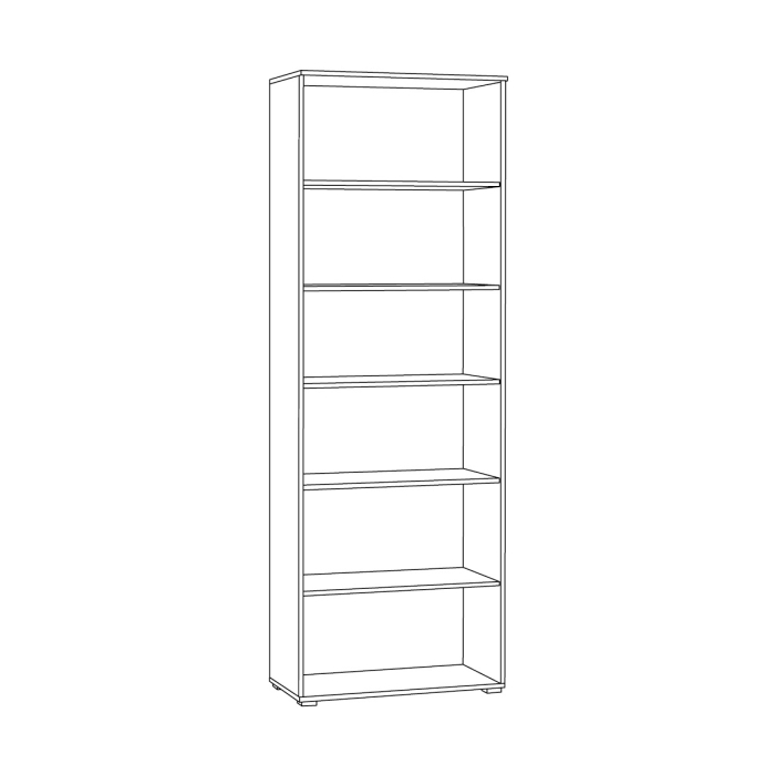 Витрины, Шкаф-витрина Остин 16.394.02, серый графит, дуб золотой крафт