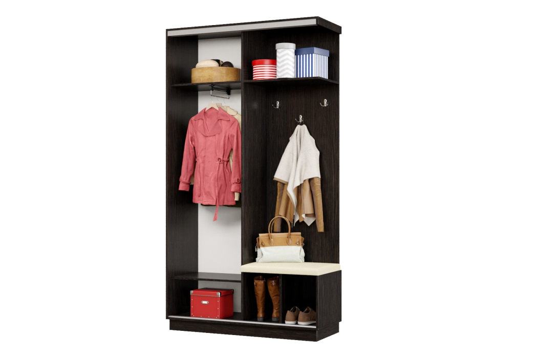 Прихожие, Прихожая Премьер 03 Лайт 08 Правая Мягкая