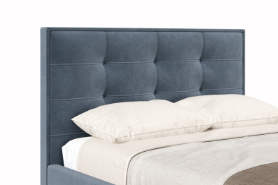 Кровать Римини 1400 с подъёмным механизмом, велюр