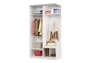 Прихожая Премьер 02 Лайт 08 Правая Мягкая