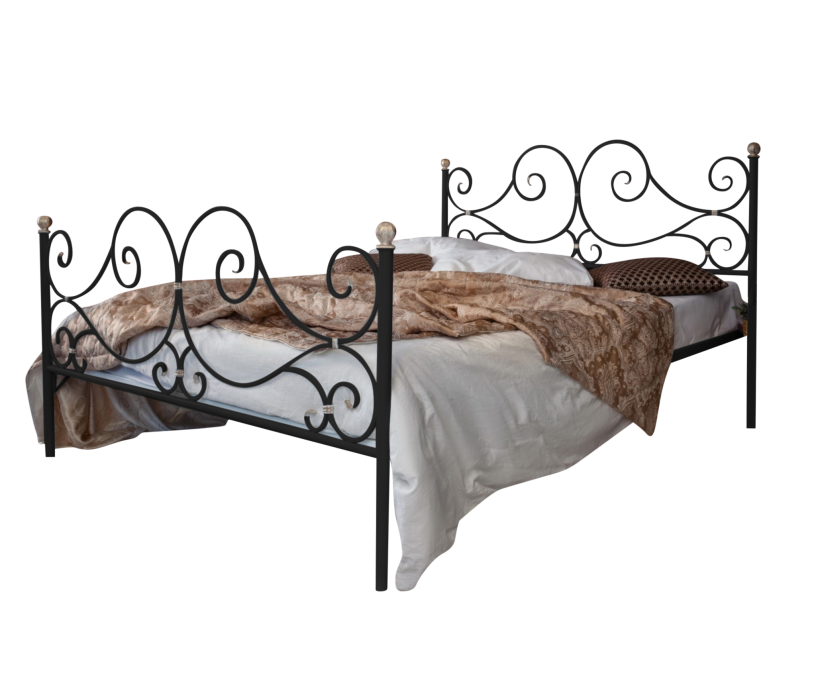 Кованые кровати, Кованая кровать Верона 1.4 с двумя спинками