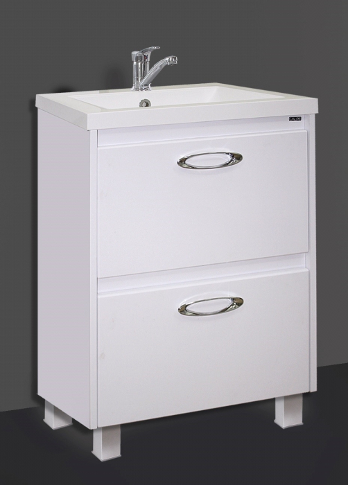 Тумбы без раковины, Тумба в ван.комн. Ленаро 600 ПВХ (чаша Атлантика)