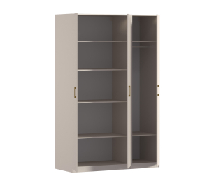 Шкаф трехдверный Макс 1500 мм, вариант №3 (ЛДСП)