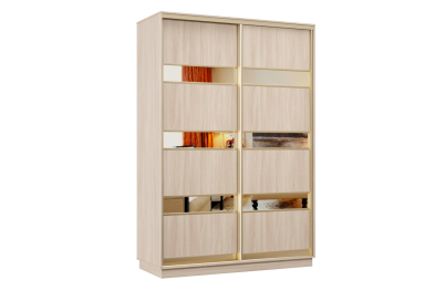 Шкаф-купе Премьер 10 Ясень шимо светлый