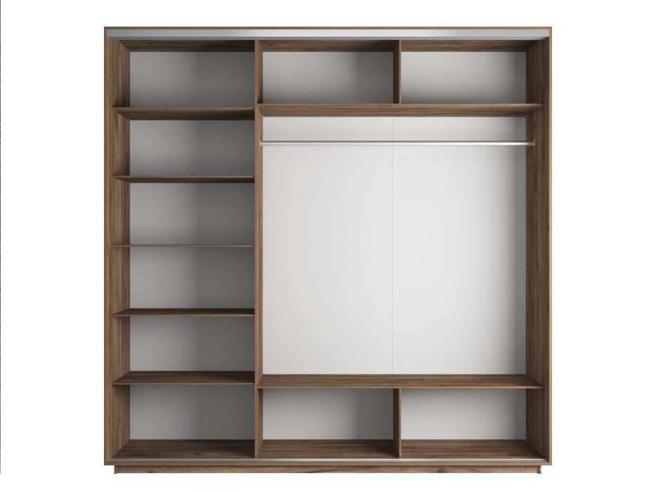 Шкафы-купе 3-х дверные, Шкаф-купе Экспресс 3-х дверный Фотопечать Квадрат Стекла 240х60х220