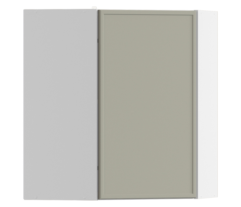 Квадро, Квадро шкаф навесной угловой 1 дв 60х72 см