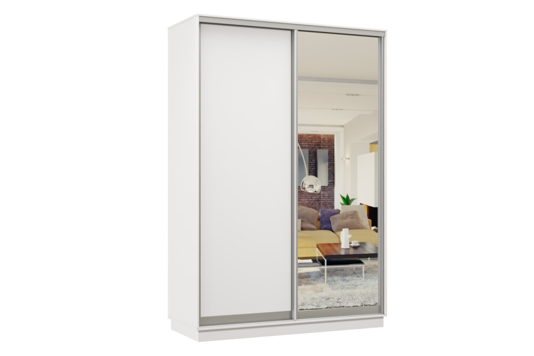 Шкафы-купе, Шкаф-купе Премьер Лайт 02 (02;01) двухдверный