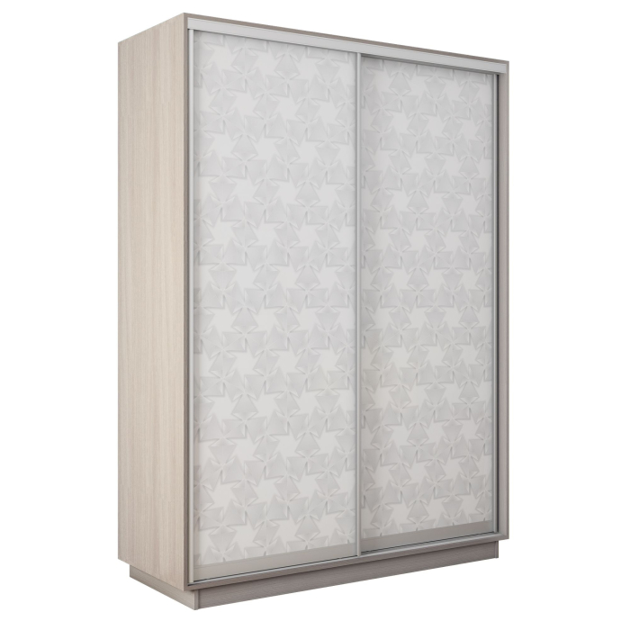 Шкафы-купе 2-х дверные, Шкаф-купе Экспресс 2-х дверный Фотопечать Калейдоскоп Стекла 160х60х240