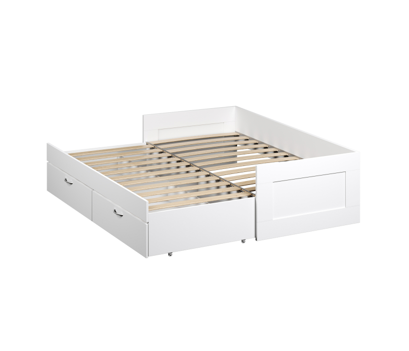 Кровати одноярусные, СИРИУС кровать раздвижная 90х200 RU