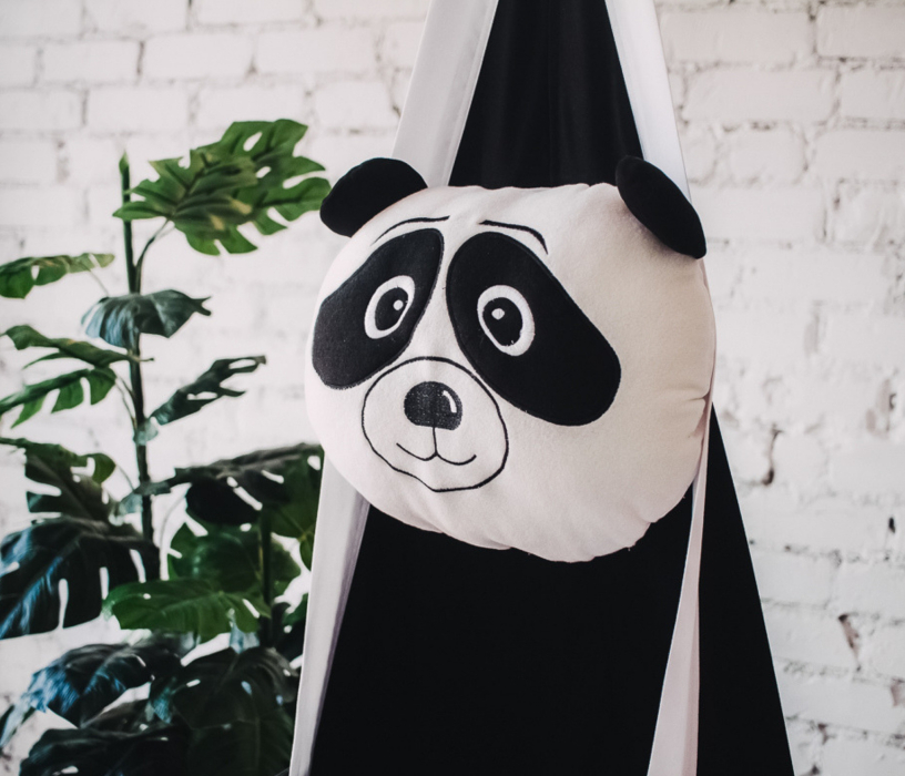 Подвесные кресла, Подвесное кресло КОКОН -Игрушка Панда