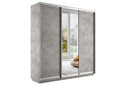 Шкафы-купе, Шкаф-купе Экспресс Медиум (1 зеркало) трио 2200 x 2100 x 600