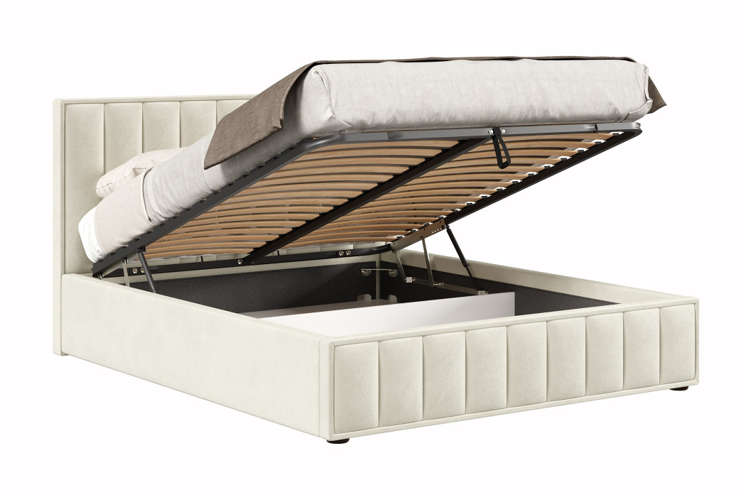 Мягкая кровать, Кровать Анкона 1600 с подъёмным механизмом