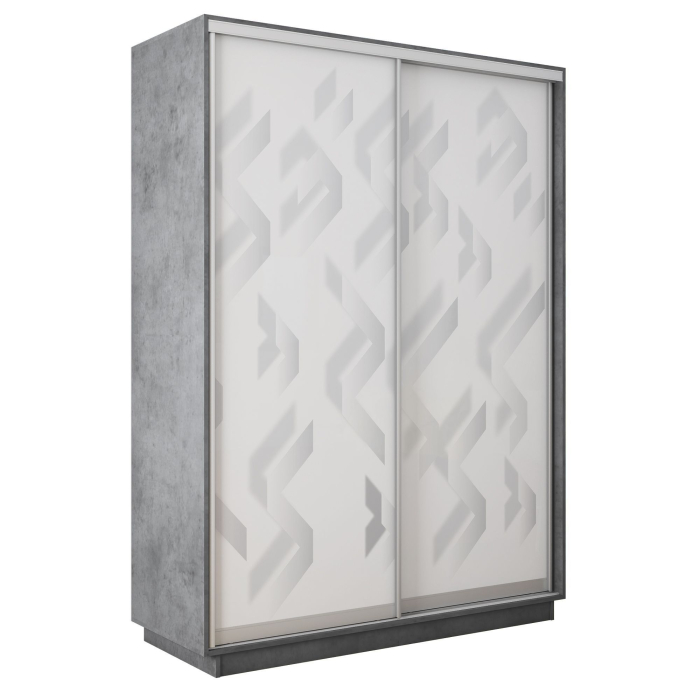 Шкафы-купе 2-х дверные, Шкаф-купе Экспресс 2-х дверный Фотопечать Ленты Стекла 140х60х240