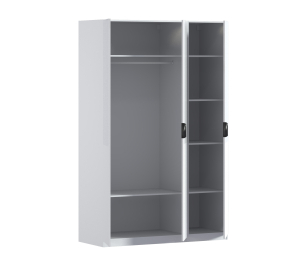 Шкаф трехдверный Макс 1500 мм, вариант №1 (ЛДСП/МДФ)