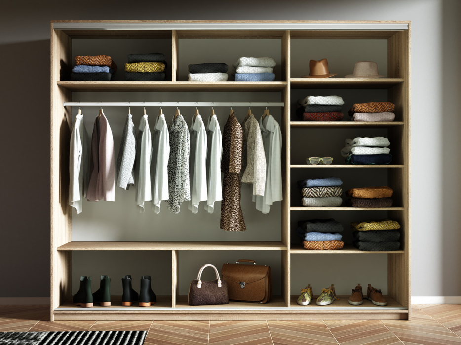 Шкафы-купе 3-х дверные, Шкаф-купе Прайм 3-х дверный Стекла пудра/Доводчики 180х57х230