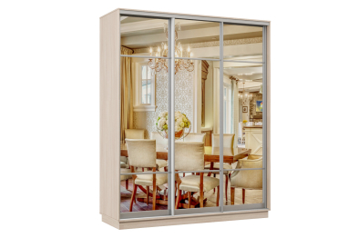 Шкаф-купе Премьер Лайт 35 (11;11;11) трехдверный