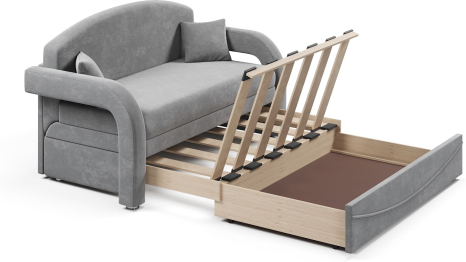 Детский диван Алекс выкатной, велюр