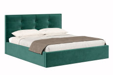 Мягкая кровать, Кровать Римини 1800, велюр