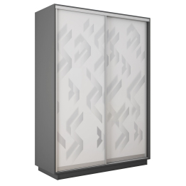 Шкаф-купе Экспресс 2-х дверный Фотопечать Ленты Стекла 120х45х220