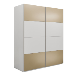 Шкаф-купе Эста 2-х дверный ДСП/Стекла фисташка/Доводчик 160х66х240