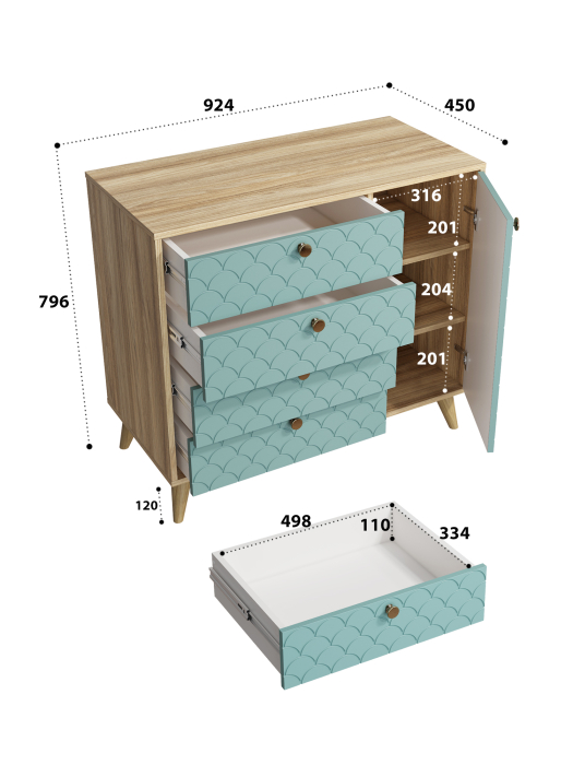 Комоды, Комод Велламо ВО-11