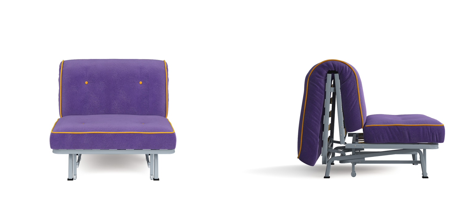 Кресла-кровати, Кресло-кровать Вилли Сканди сиреневый