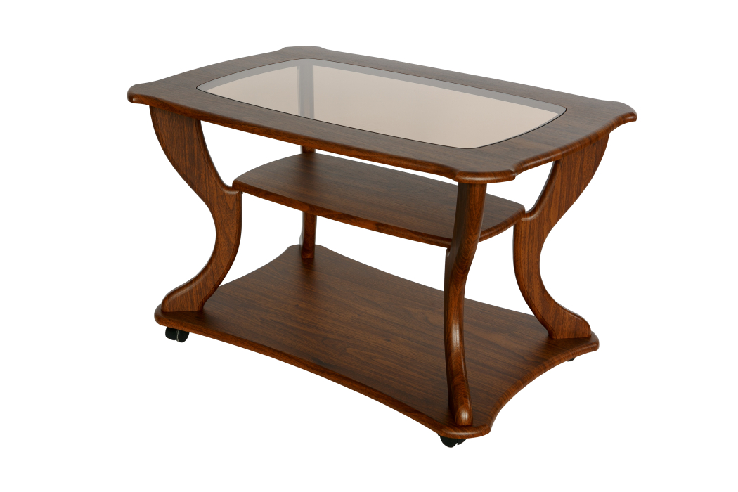 Журнальные столики, Стол журнальный Маэстро со стеклом СЖС-02