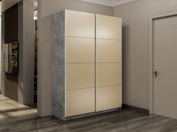 Шкаф-купе Прайм 2-х дверный Стекла фисташка/Доводчики 140х57х230